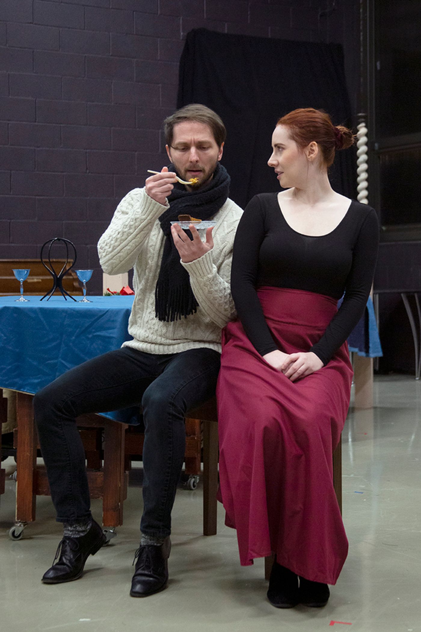 Photo Flash: In Rehearsal With Titan Theatre Company's A CHRISTMAS CAROL  Image