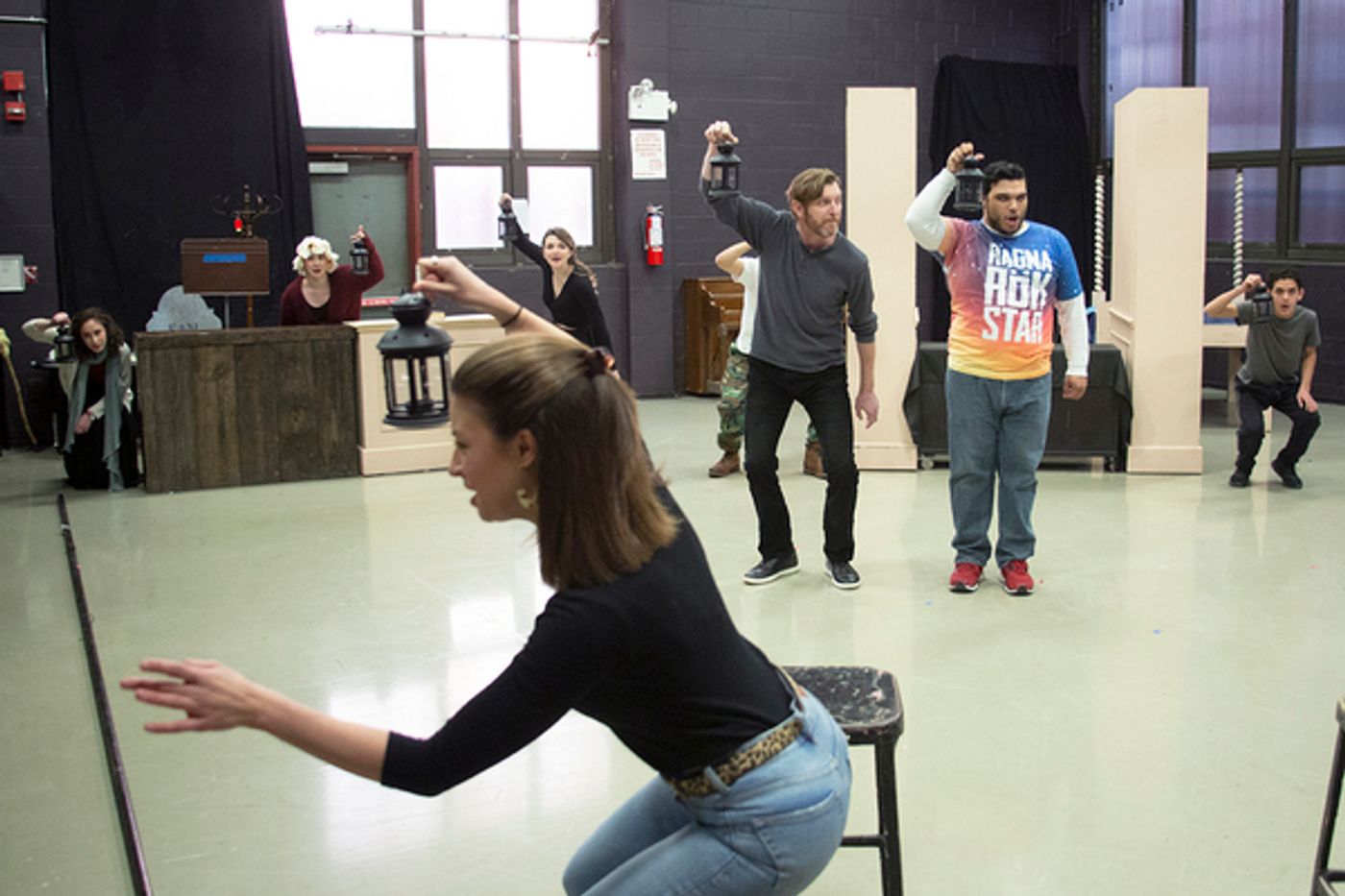 Photo Flash: In Rehearsal With Titan Theatre Company's A CHRISTMAS CAROL  Image