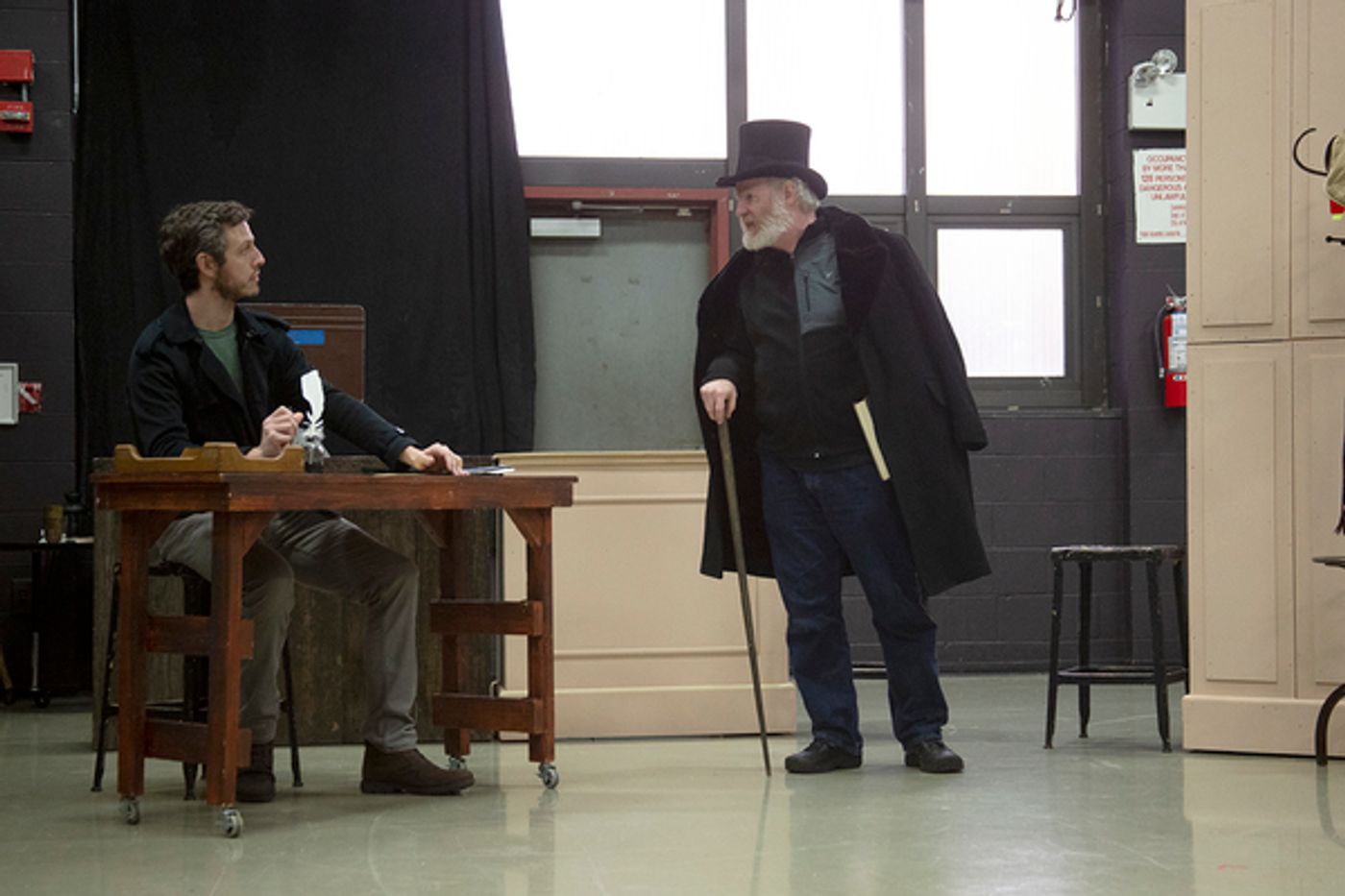 Photo Flash: In Rehearsal With Titan Theatre Company's A CHRISTMAS CAROL  Image