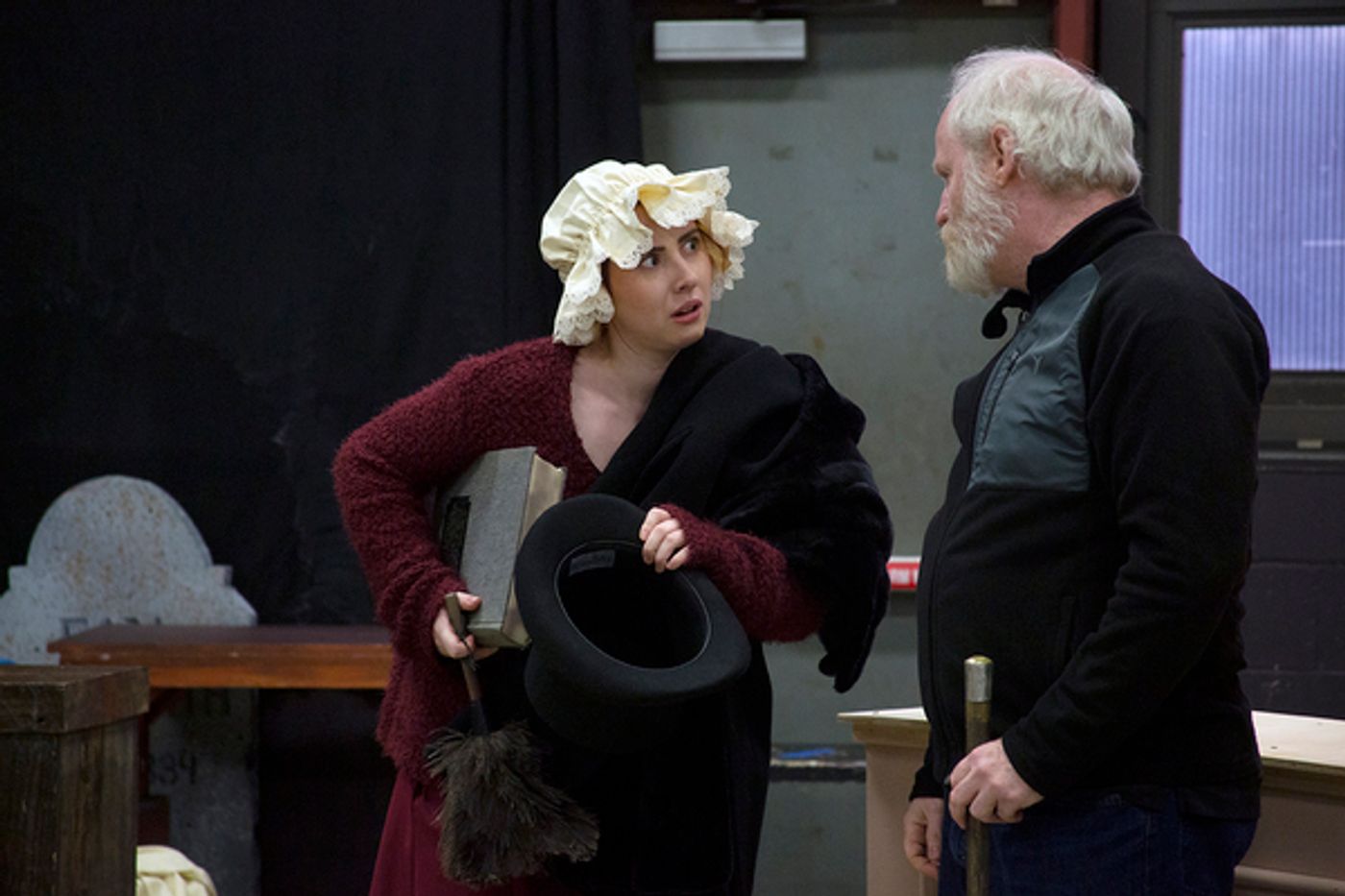 Photo Flash: In Rehearsal With Titan Theatre Company's A CHRISTMAS CAROL  Image