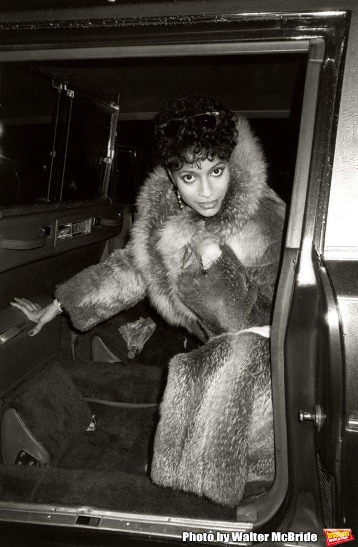 Debbie Allen leaving the Imperial Theatre after catching a performance of 'Dreamgirls' on  December 1, 1981 in New York City. at 