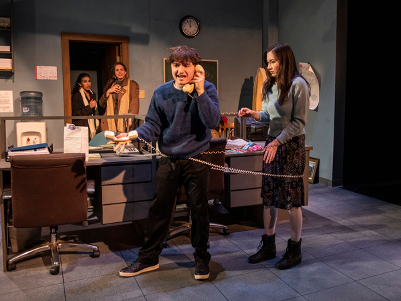 Photo Flash: Take a Look at Production Photos From Raven Theatre's COLD TOWN/HOTLINE: A Chicago Holiday Story  Image