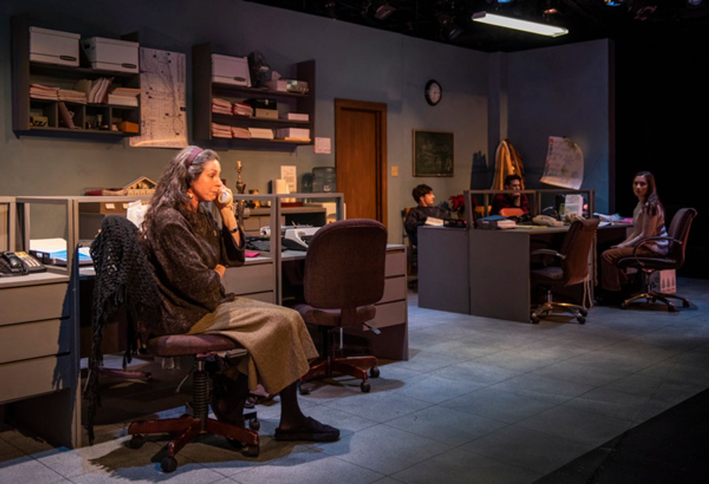 Photo Flash: Take a Look at Production Photos From Raven Theatre's COLD TOWN/HOTLINE: A Chicago Holiday Story  Image
