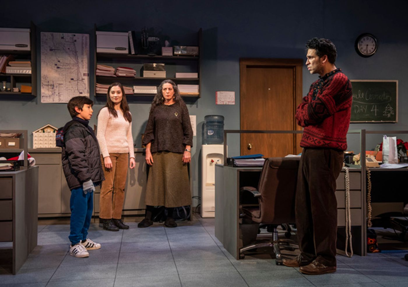 Photo Flash: Take a Look at Production Photos From Raven Theatre's COLD TOWN/HOTLINE: A Chicago Holiday Story  Image