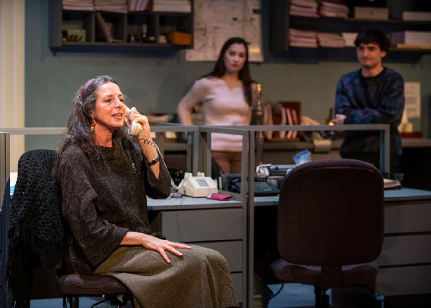 Photo Flash: Take a Look at Production Photos From Raven Theatre's COLD TOWN/HOTLINE: A Chicago Holiday Story  Image