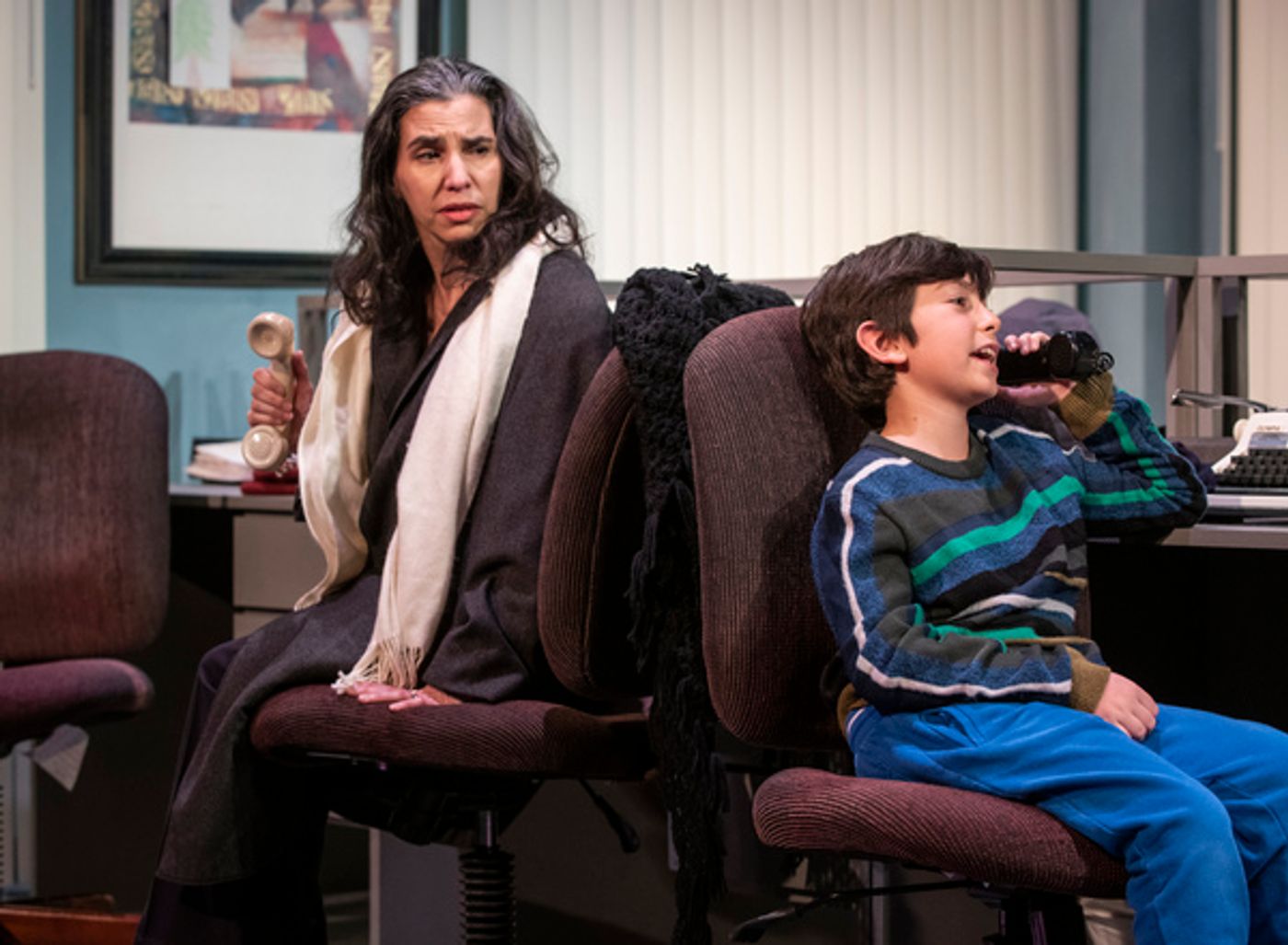 Photo Flash: Take a Look at Production Photos From Raven Theatre's COLD TOWN/HOTLINE: A Chicago Holiday Story  Image