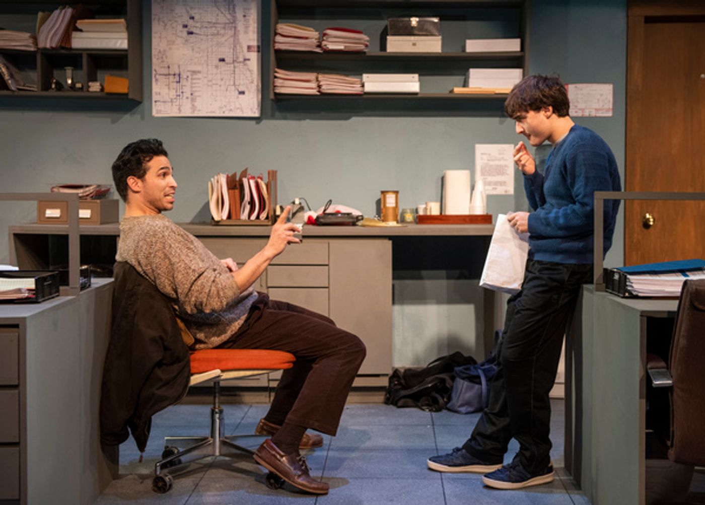Photo Flash: Take a Look at Production Photos From Raven Theatre's COLD TOWN/HOTLINE: A Chicago Holiday Story  Image