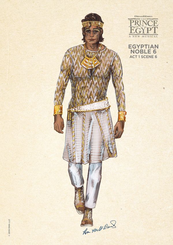 Photos: Get a Look at Costume Sketches From THE PRINCE OF EGYPT — photo 2 of 9