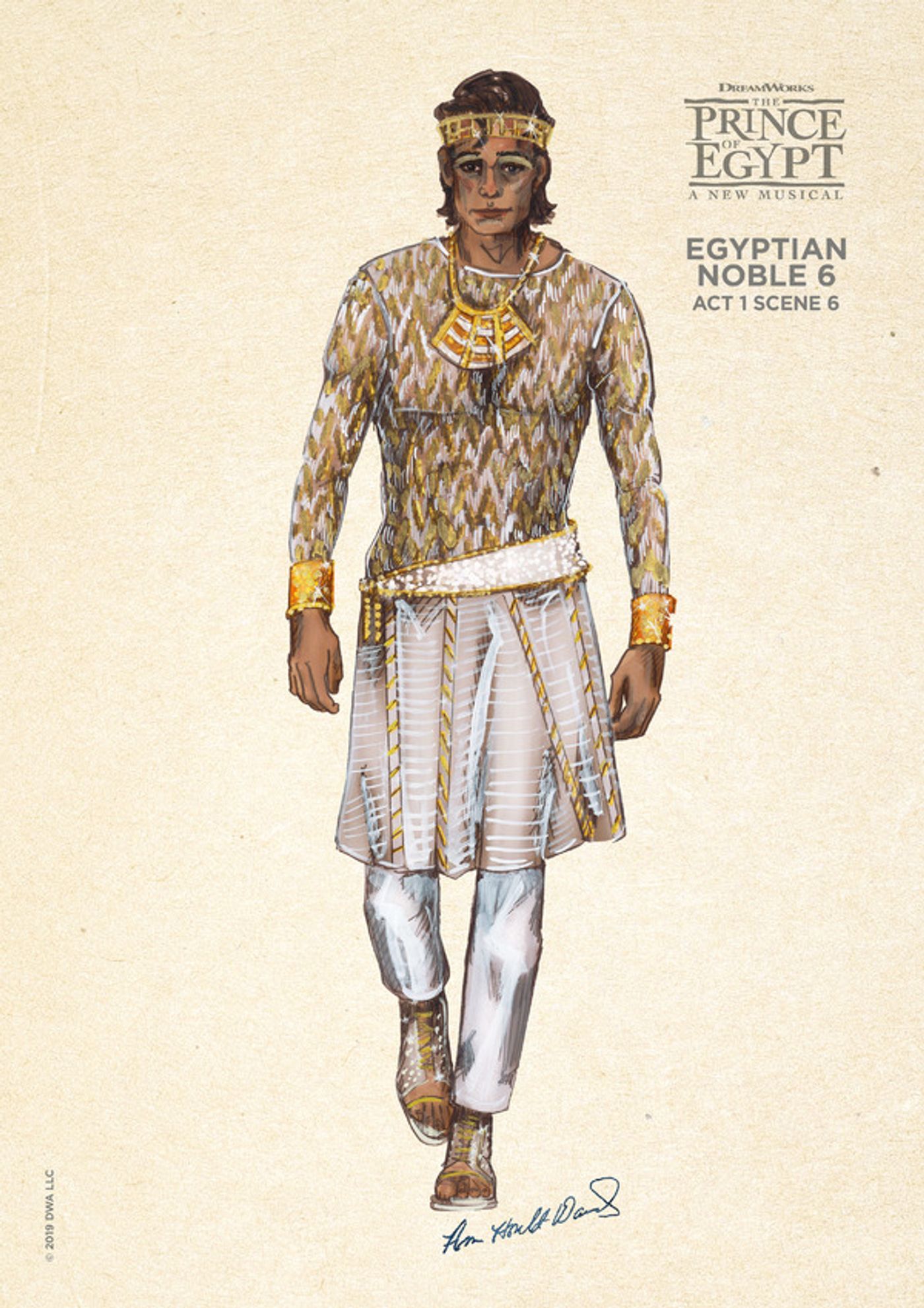 Photo Flash: Get a Look at Costume Sketches From THE PRINCE OF EGYPT  Image