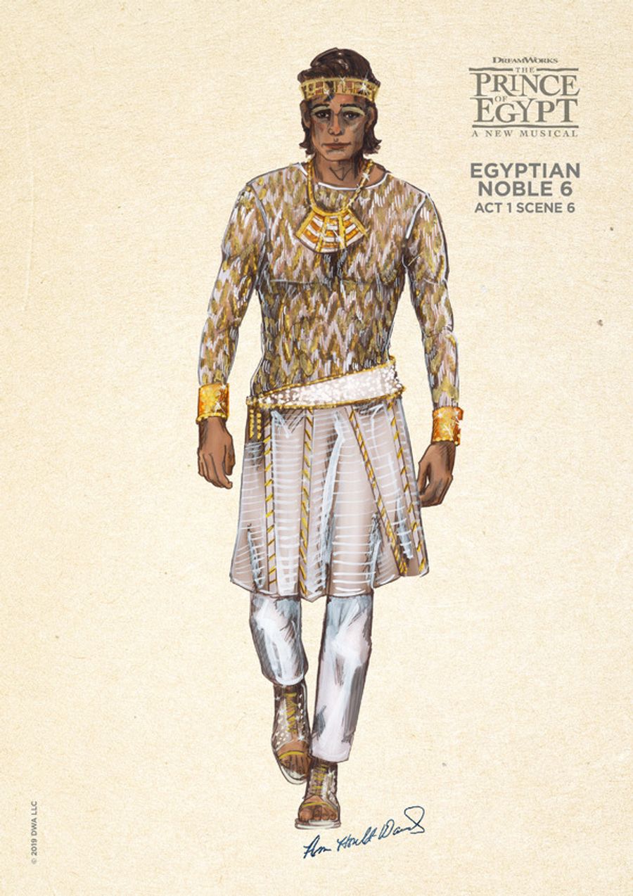 Photo Flash: Get a Look at Costume Sketches From THE PRINCE OF EGYPT Image