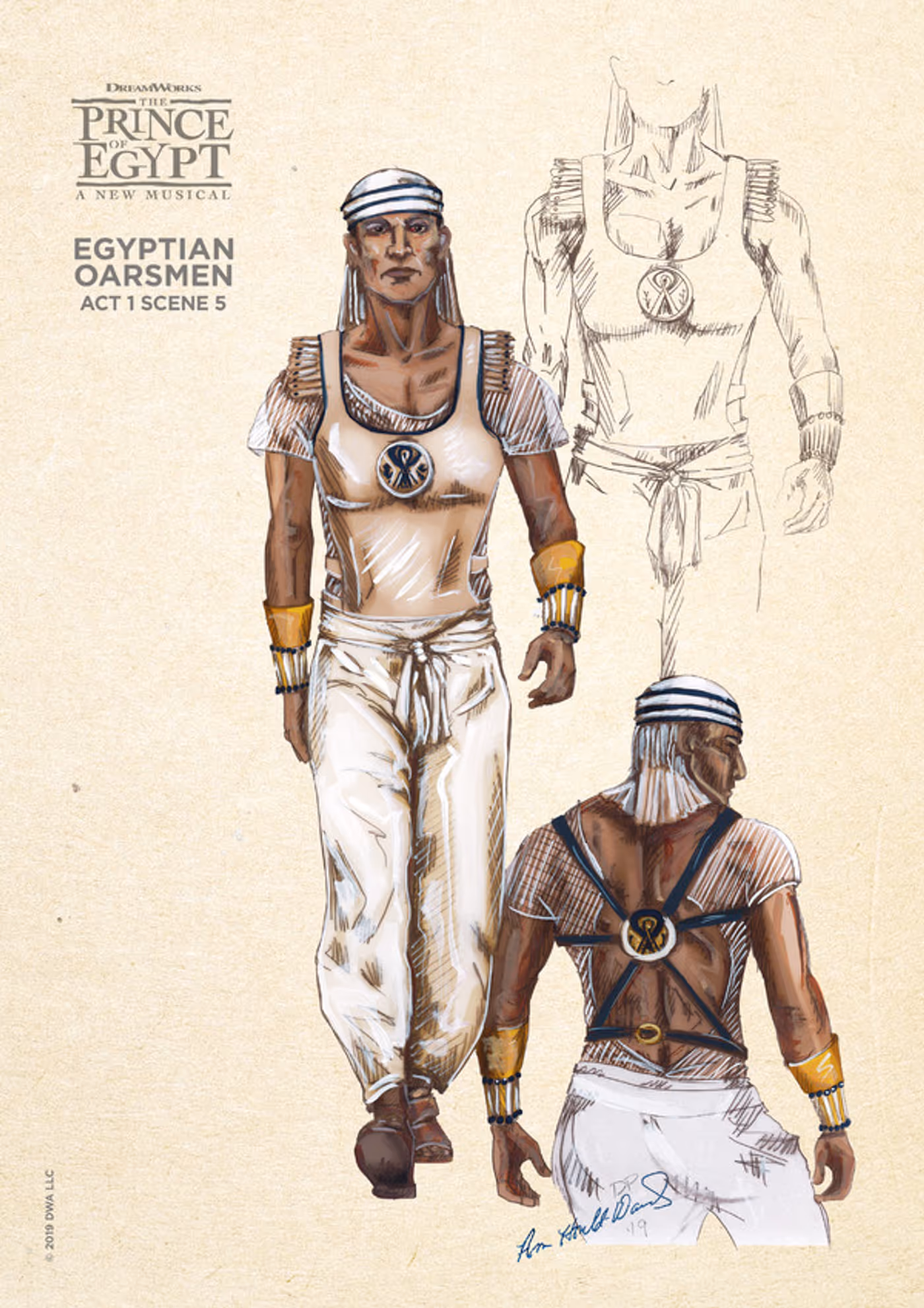 Photo Flash: Get a Look at Costume Sketches From THE PRINCE OF EGYPT  Image
