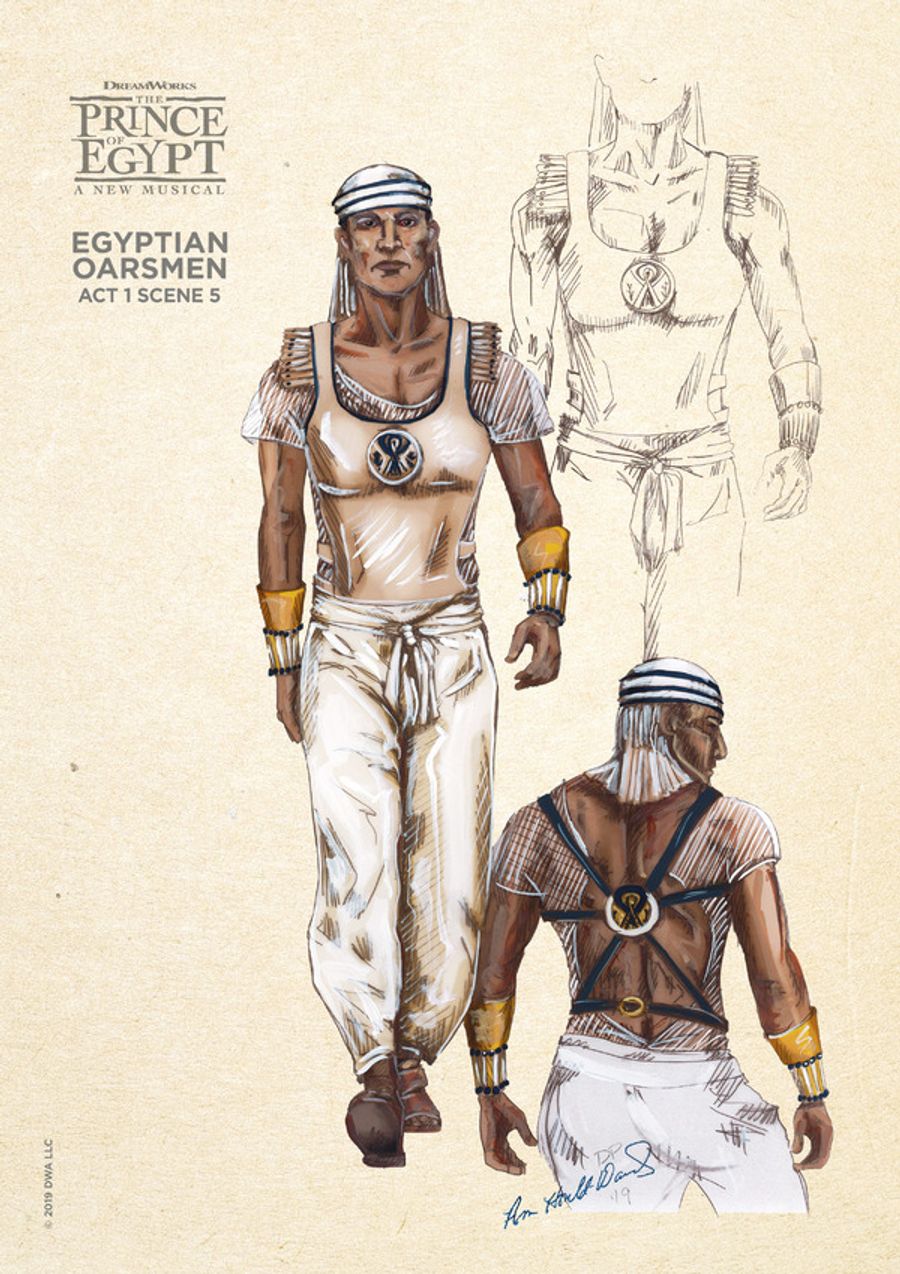 Photo Flash: Get a Look at Costume Sketches From THE PRINCE OF EGYPT Image