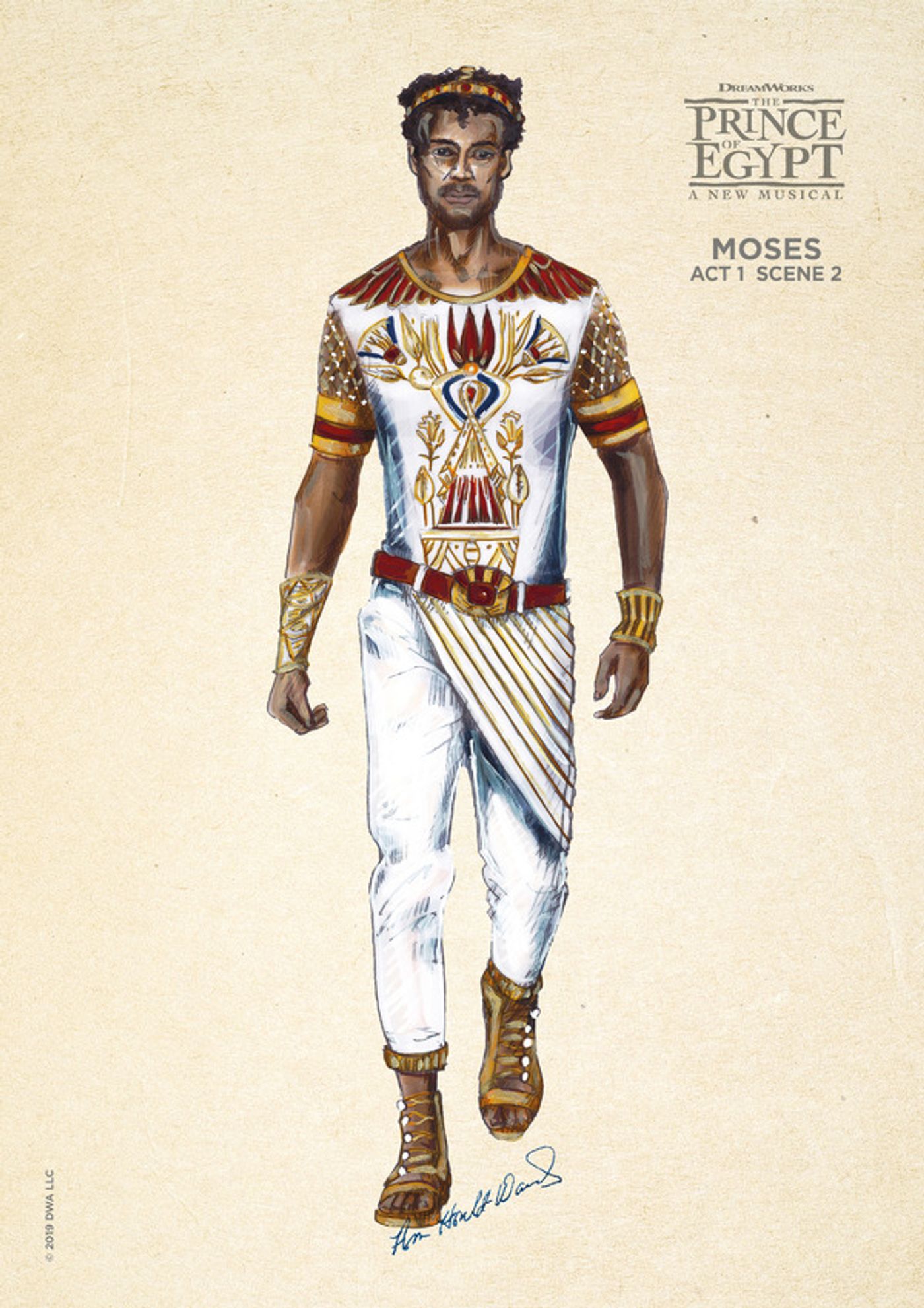 Photo Flash: Get a Look at Costume Sketches From THE PRINCE OF EGYPT  Image
