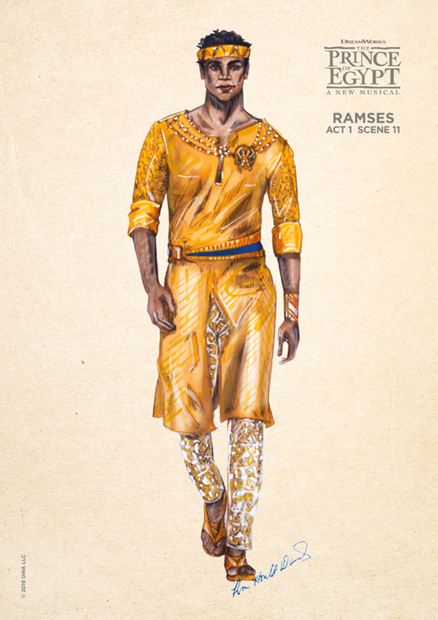 Photo Flash: Get a Look at Costume Sketches From THE PRINCE OF EGYPT  Image