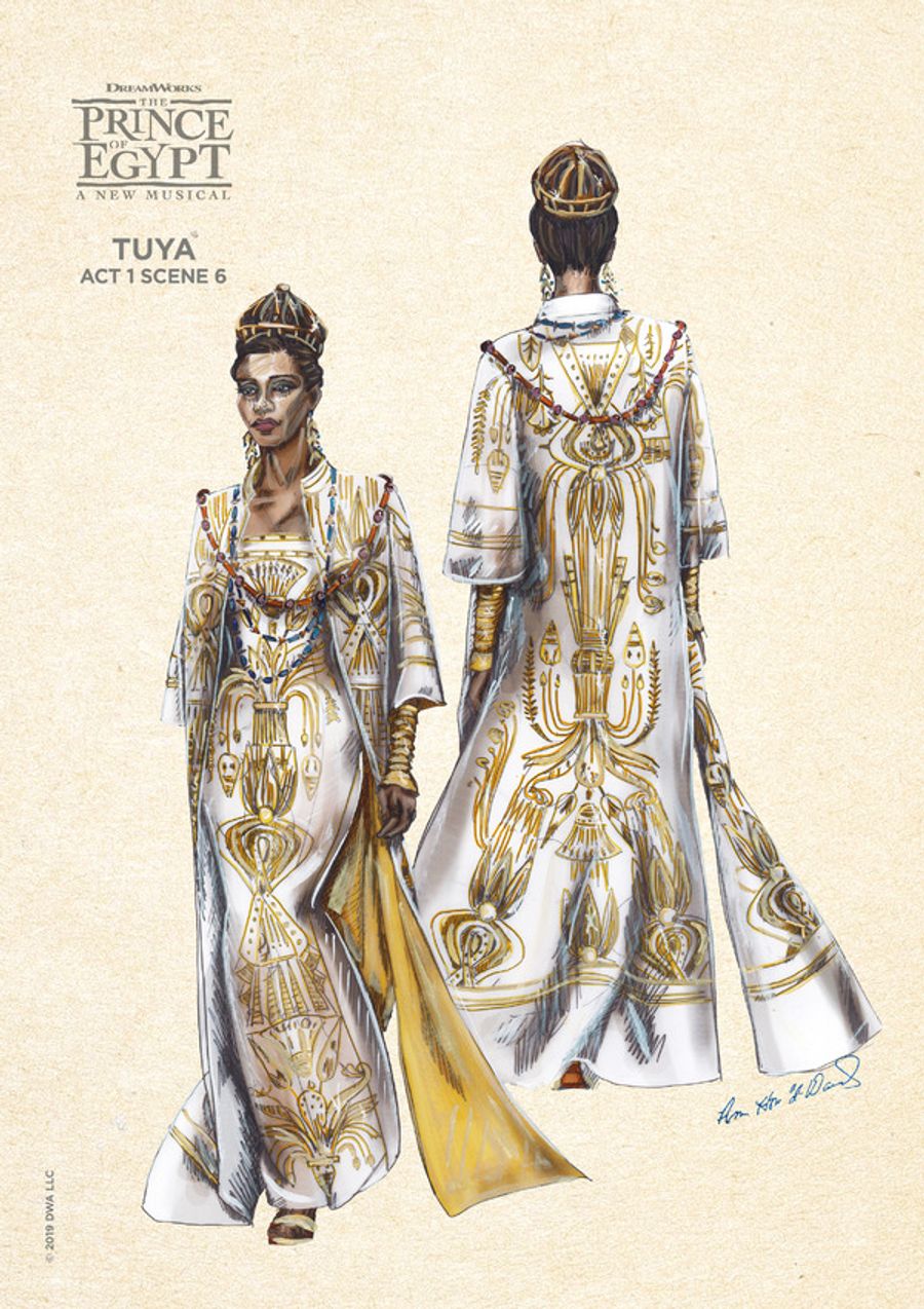 Photo Flash: Get a Look at Costume Sketches From THE PRINCE OF EGYPT Image
