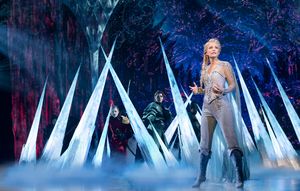 Caroline Bowman (Elsa) and the Company of Frozen North American Tour - photo by Deen  Photo