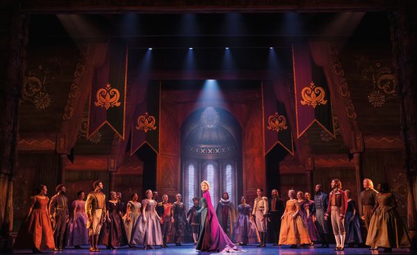 Caroline Innerbichler (Anna) and the Company of Frozen North American Tour - photo by Photo