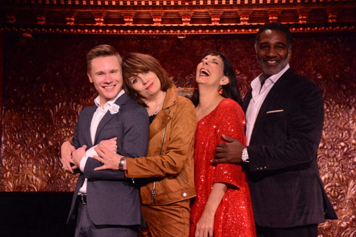 Seth Sikes, Beth Leavel, Christine Pedi and Norm Lewis at 