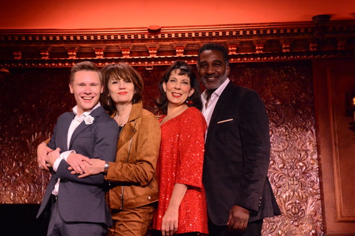 Seth Sikes, Beth Leavel, Christine Pedi and Norm Lewis at 