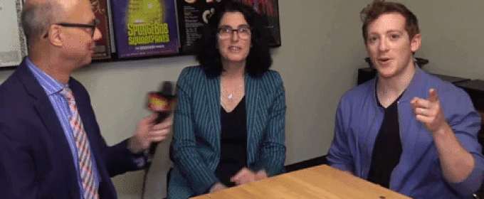 BWW Exclusive: SPONGEBOB'S Ethan Slater and Tina Landau Tease Why Saturday Will Be Nickelodeon's Best Day Ever! BWW Exclusive: SPONGEBOB'S Ethan Slater and Tina Landau Tease Why Saturday Will Be Nickelodeon's Best Day Ever! Image
