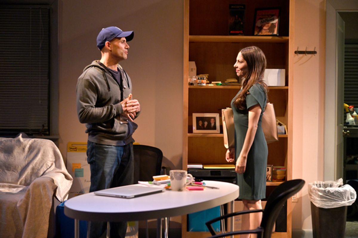 Daniel Duque-Estrada and Elia Saldana  at 