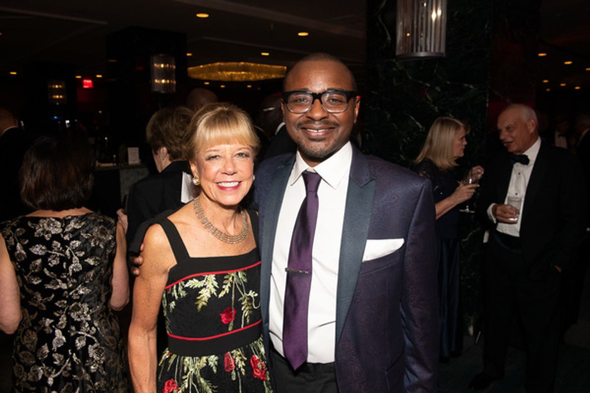 Gala Co-Chair and Board Chairman Daria L. Wallach and Artistic Director Robert Battle. Photo by Christopher Duggan at 