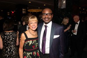 Gala Co-Chair and Board Chairman Daria L. Wallach and Artistic Director Robert Battle. Photo by Christopher Duggan @ BroadwayWorld Gala Co-Chair and Board Chairman Daria L. Wallach and Artistic Director Robert Battle Photo