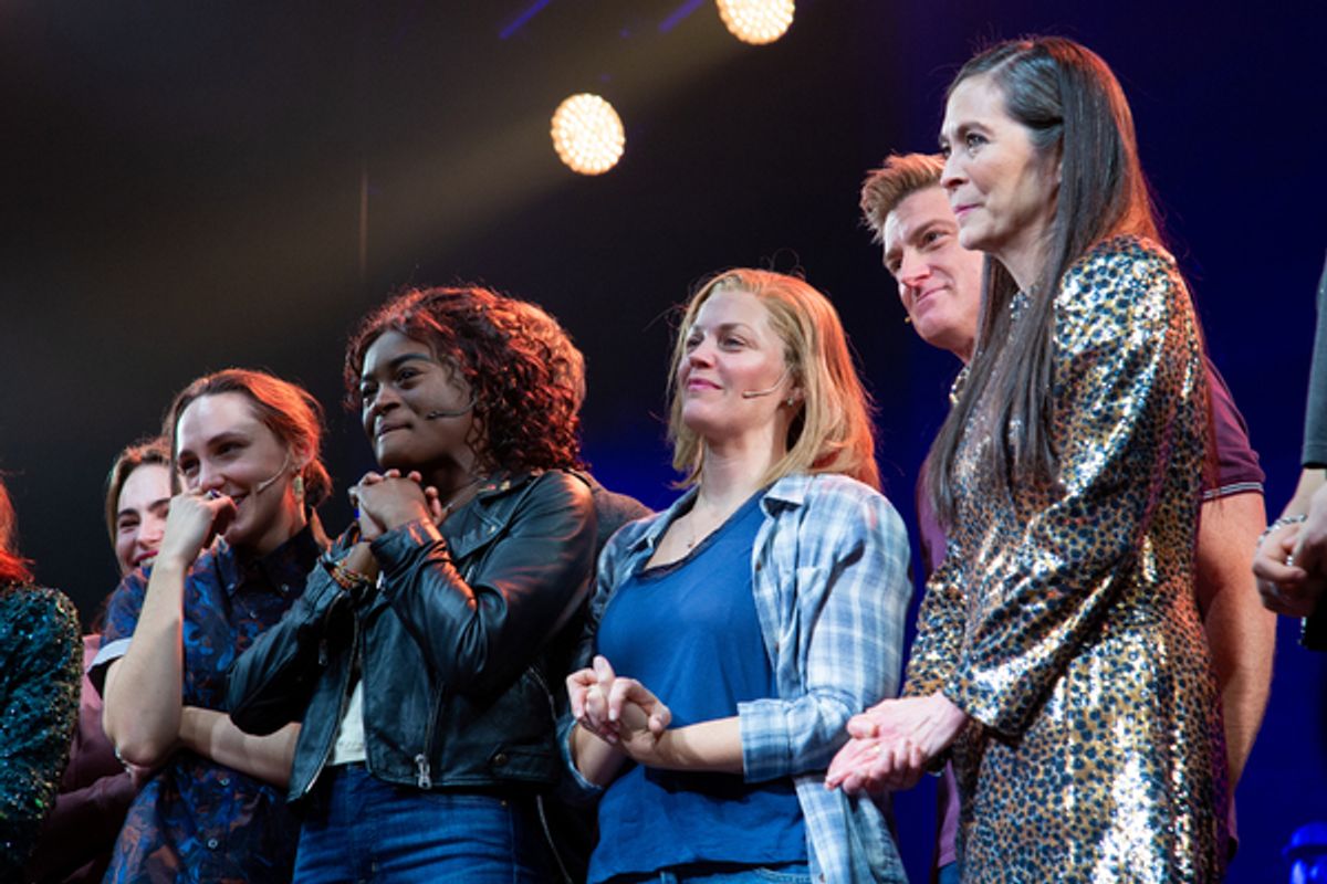 Lauren Patten, Celia Rose Gooding, Elizabeth Stanley, Sean Allan Krill, Diane Paulus at 