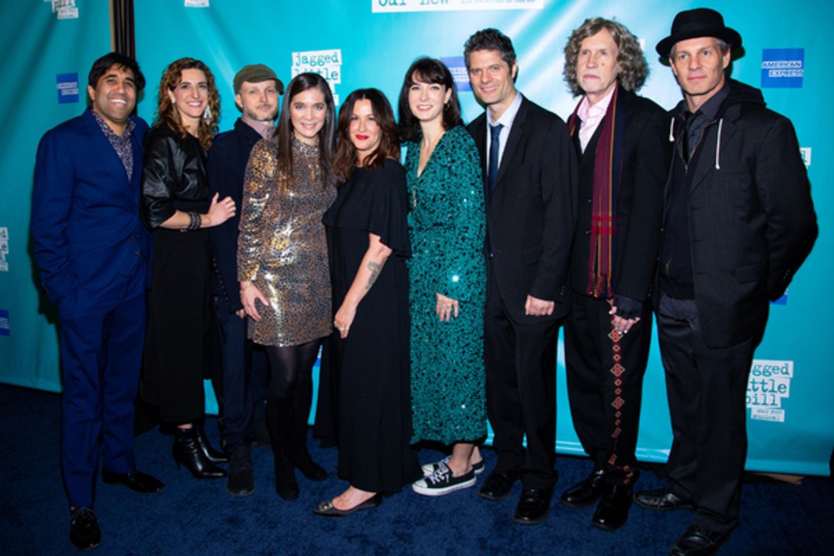 Vivek J. Tiwary, Eva Price, Sidi Larbi Cherkaoui, Diane Paulus, Alanis Morissette, Diablo Cody, Tom Kitt, Glen Ballard, Michael Farrell at 