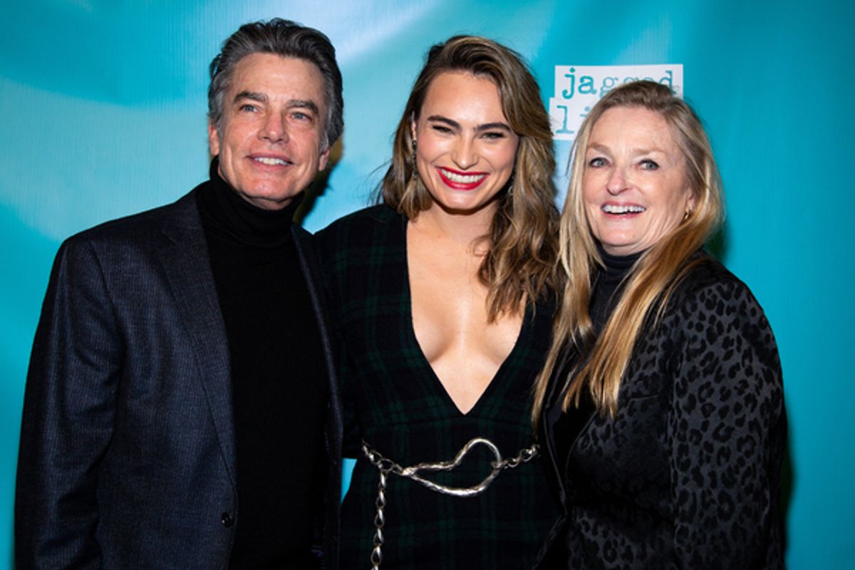 Peter Gallagher, Kathryn Gallagher, Paula Harwood at 