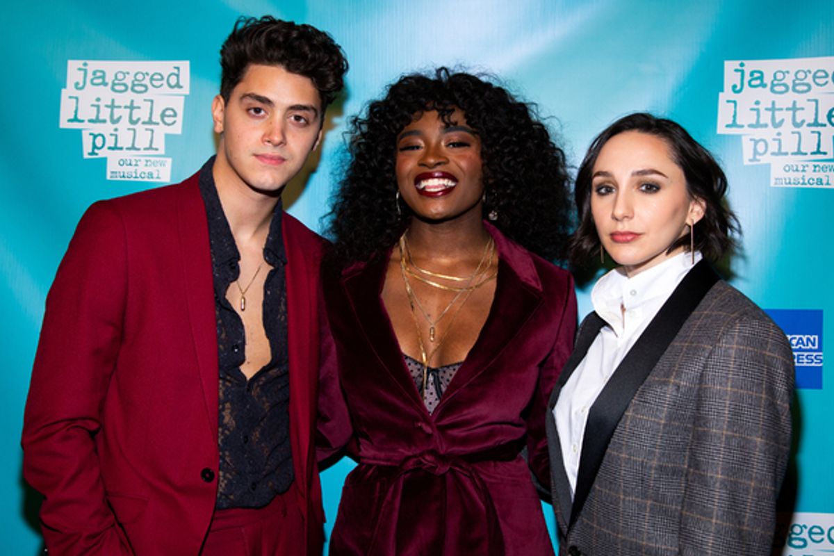 Antonio Cipriano, Celia Rose Gooding, Lauren Patten at 