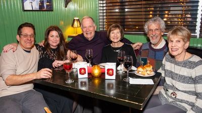 Jeffrey Solomon, Emily Joe Weiner and their parents Photo