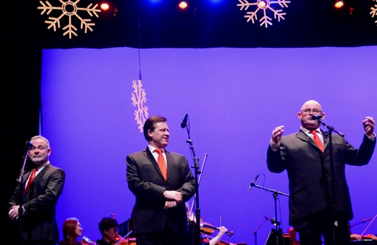 Declan Kelly, Anthony Kearns, Ronan Tynan at 