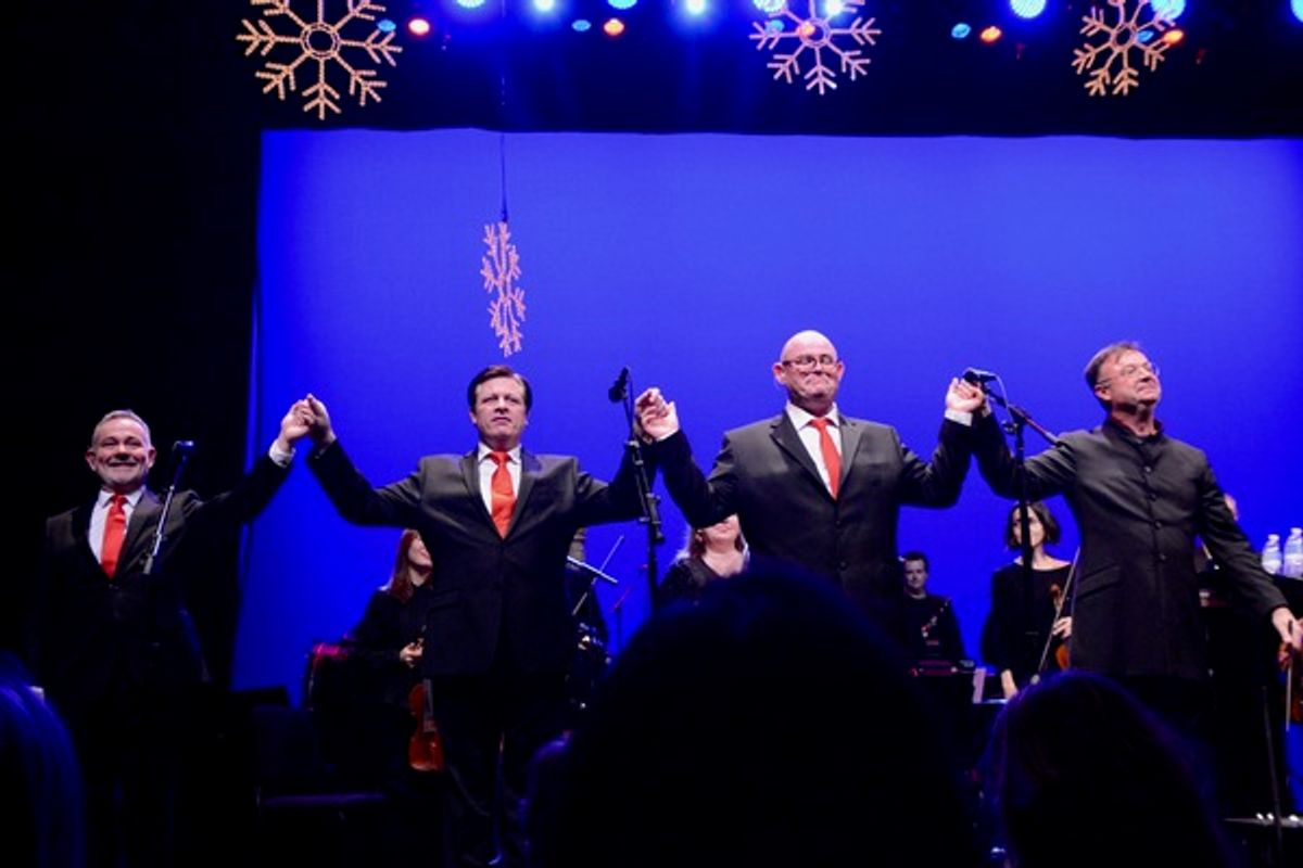 Declan Kelly, Anthony Kearns, Ronan Tynan at 