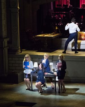 Aubrie Sellers, Carrie Manolakos, Tomasina Abate, Ruby Lewis, and John Battagliese @ BroadwayWorld Aubrie Sellers, Carrie Manolakos, Tomasina Abate, Ruby Lewis, and John Battagliese Photo