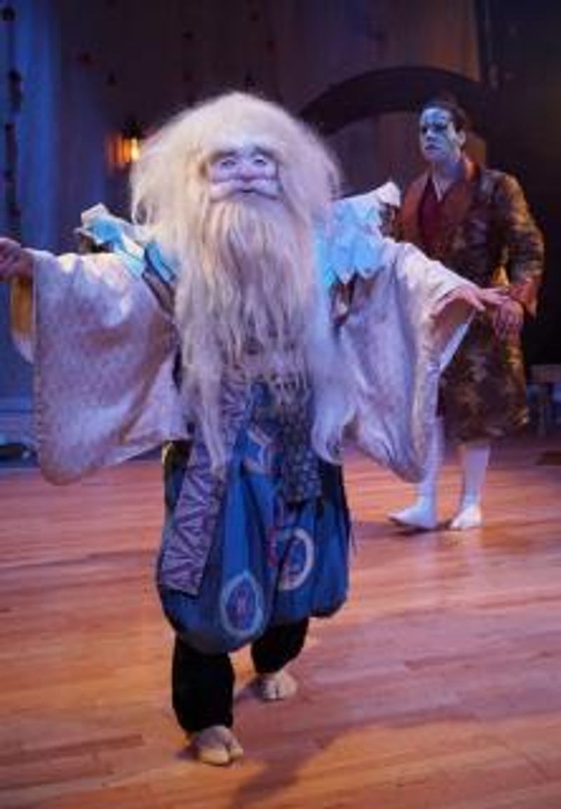Review: A NOH CHRISTMAS CAROL at Theatre Of Yugen is a stunning traditional Japanese theatre re-imagining of Dicken's famous tale. Image