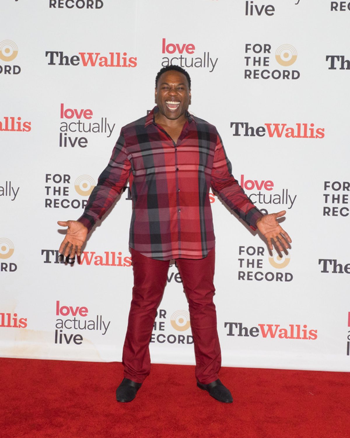 Rogelio Douglas Jr at On the Red Carpet For LOVE ACTUALLY LIVE at The Wallis Annenberg