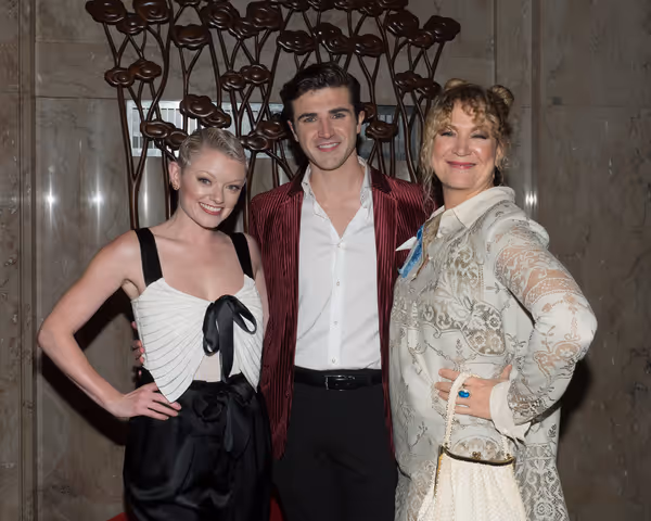 Ruby Lewis and John Battagliese with Producer Siobhan O''Neill Photo