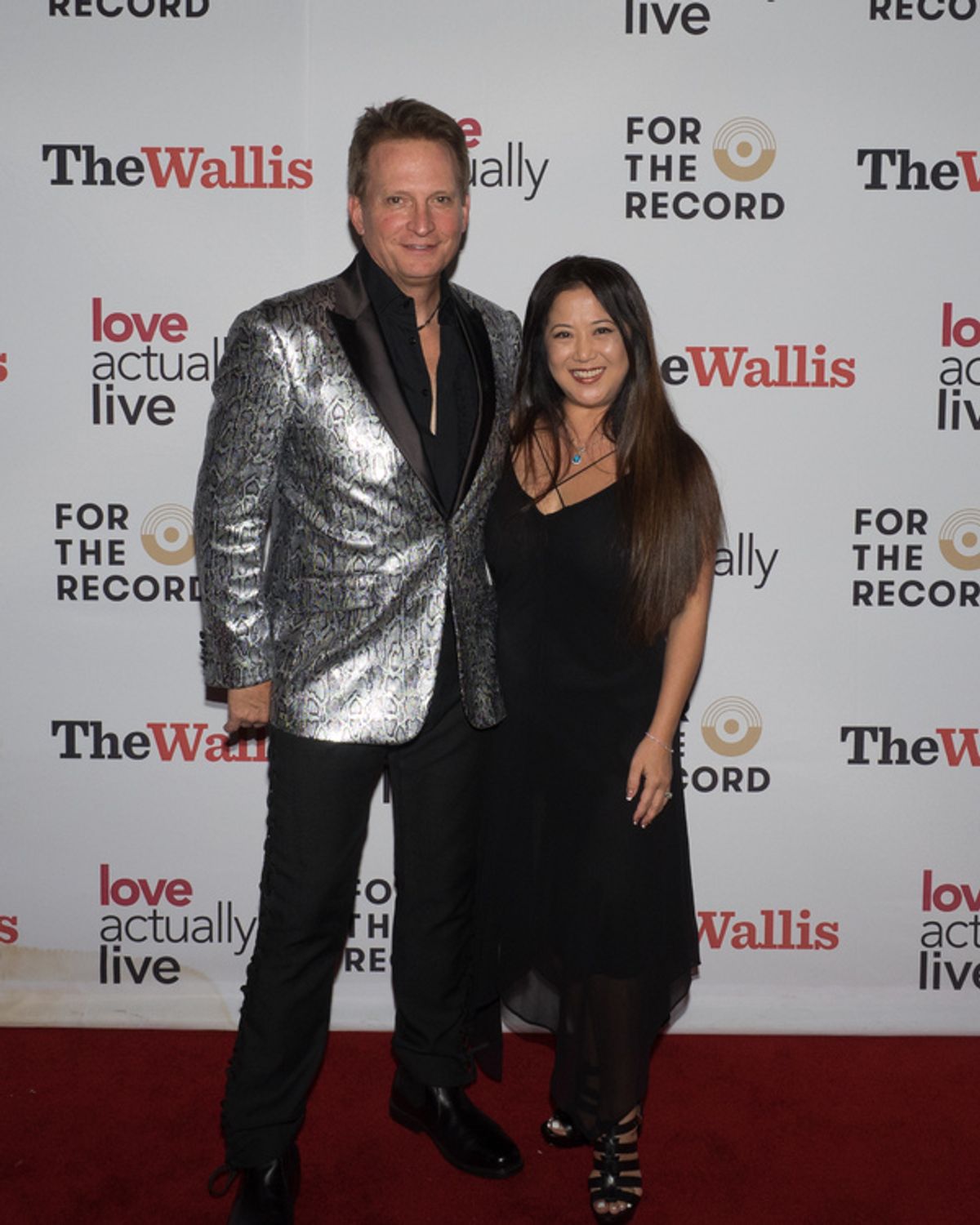 Rex Smith and Dr Tracy Lin at 