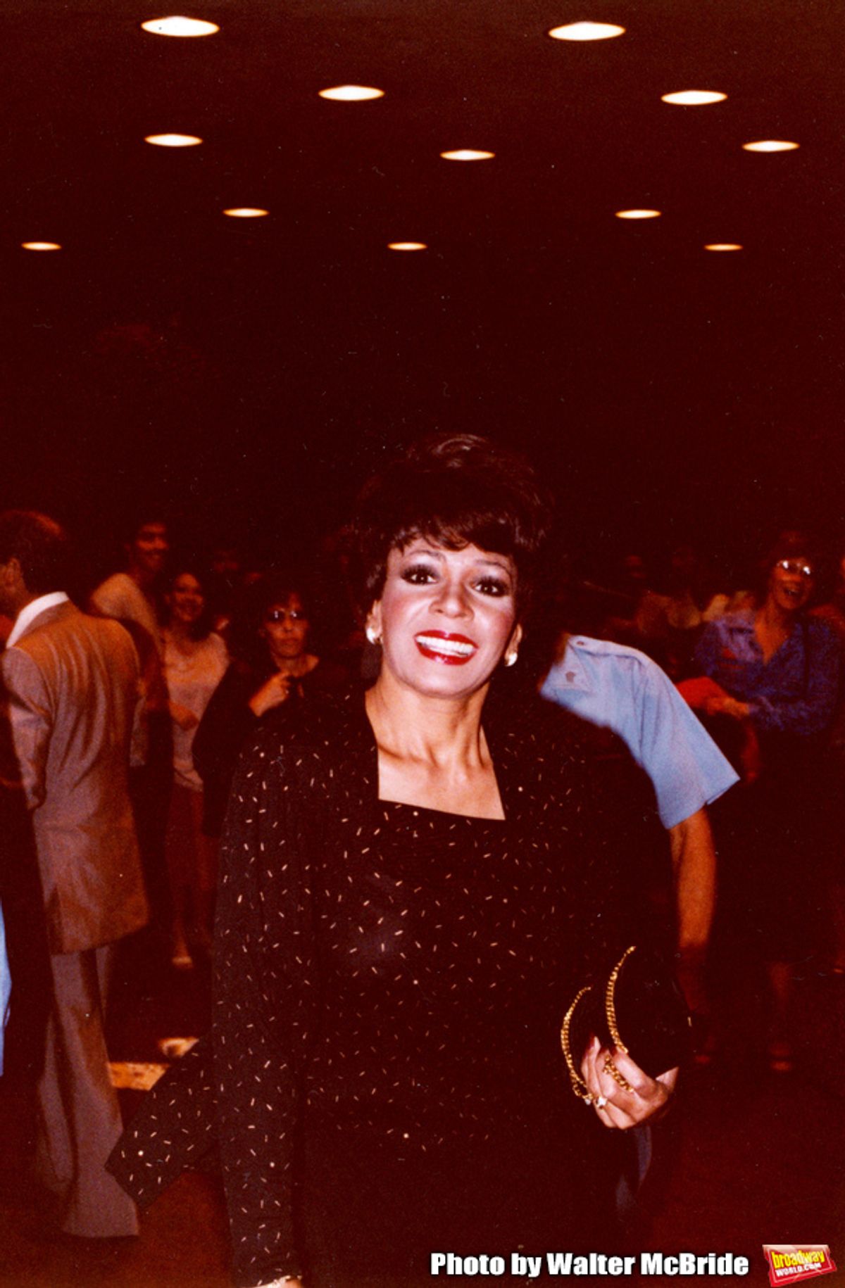 Shirley Bassey arriving for the Opening Night for â€"Shirley Bassey on Broadwayâ€  at the Minskoff Theatre on September 10, 1979 in New York City. at 