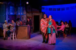 Andrew Aaron Valdez*, Christina Patterson, and the ensemble of A Xmas Cuento Remix Photo