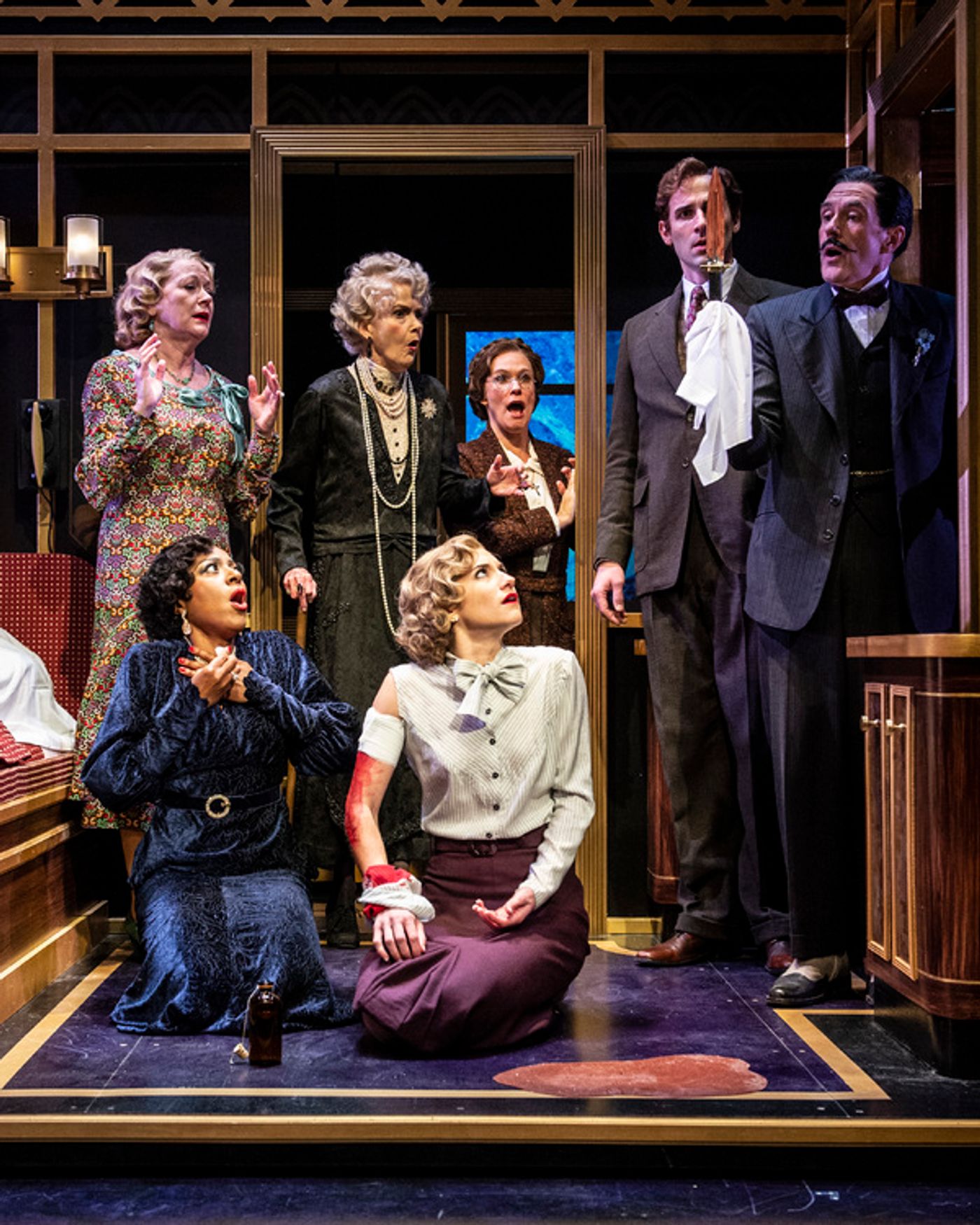 Photo Flash: Check Out Photos From Everyman Theatre's Production of MURDER ON THE ORIENT EXPRESS  Image