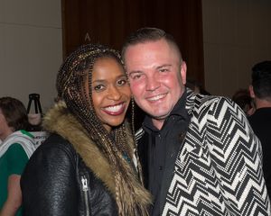 Merrin Dungey and Shane Scheel @ BroadwayWorld Merrin Dungey and Shane Scheel Photo