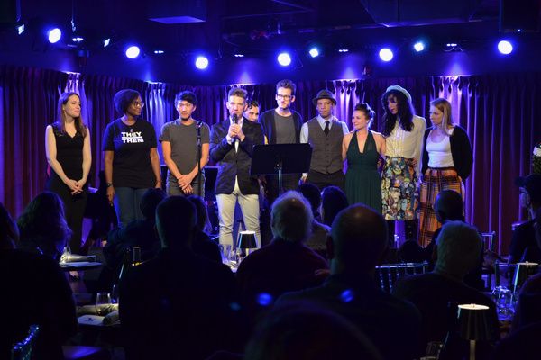 The cast of Thomas March''s variety salon,  Photo