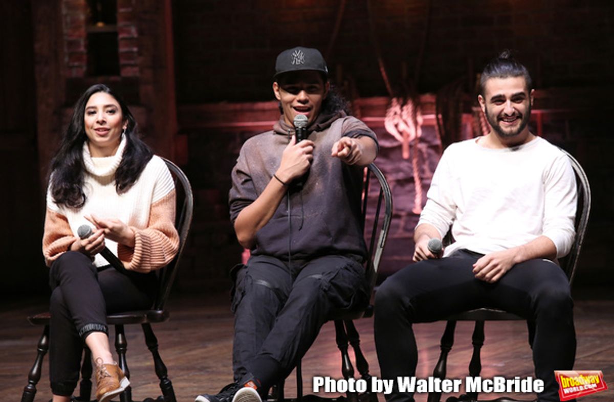 Lauren Boyd, Anthony Lee Medina and Giuseppe Bausilio  at 