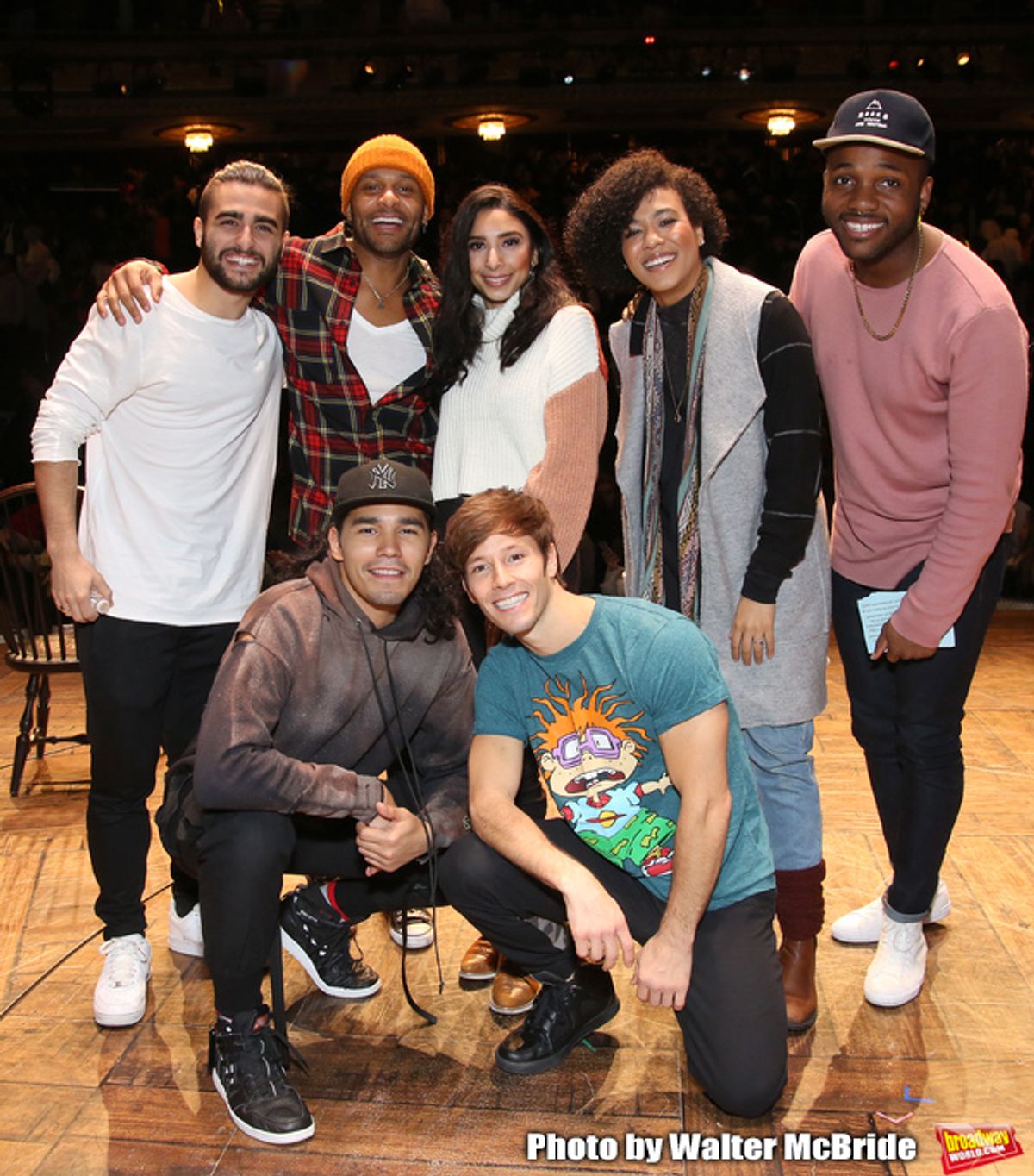 Giuseppe Bausilio, Terrance Spencer, Anthony Lee Medina, Thayne Jasperson, Lauren Boyd, Jennie Harney-Fleming and Deon'te Goodman at 