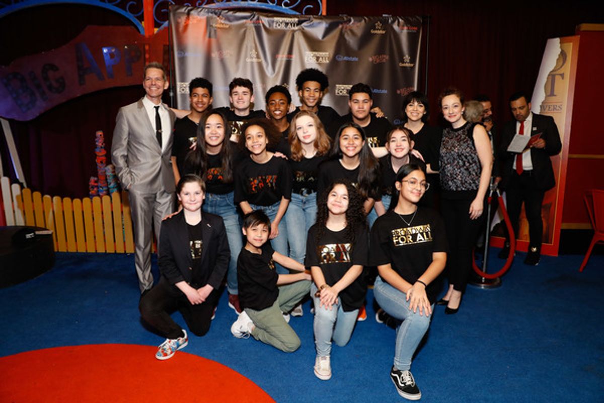 J. Robert Spencer  Megan McGinnis and the Broadway For All Kids at 