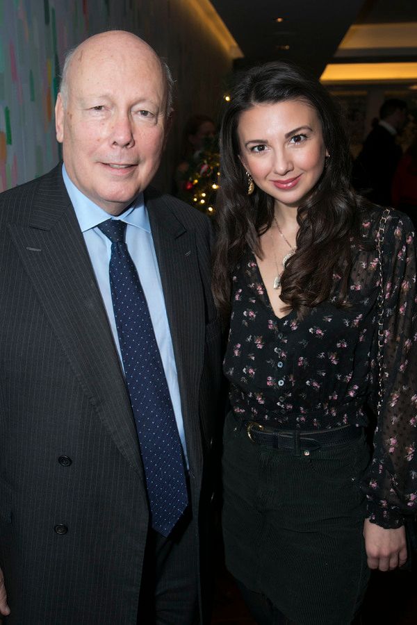Julian Fellowes and Zizi Stallen Photo