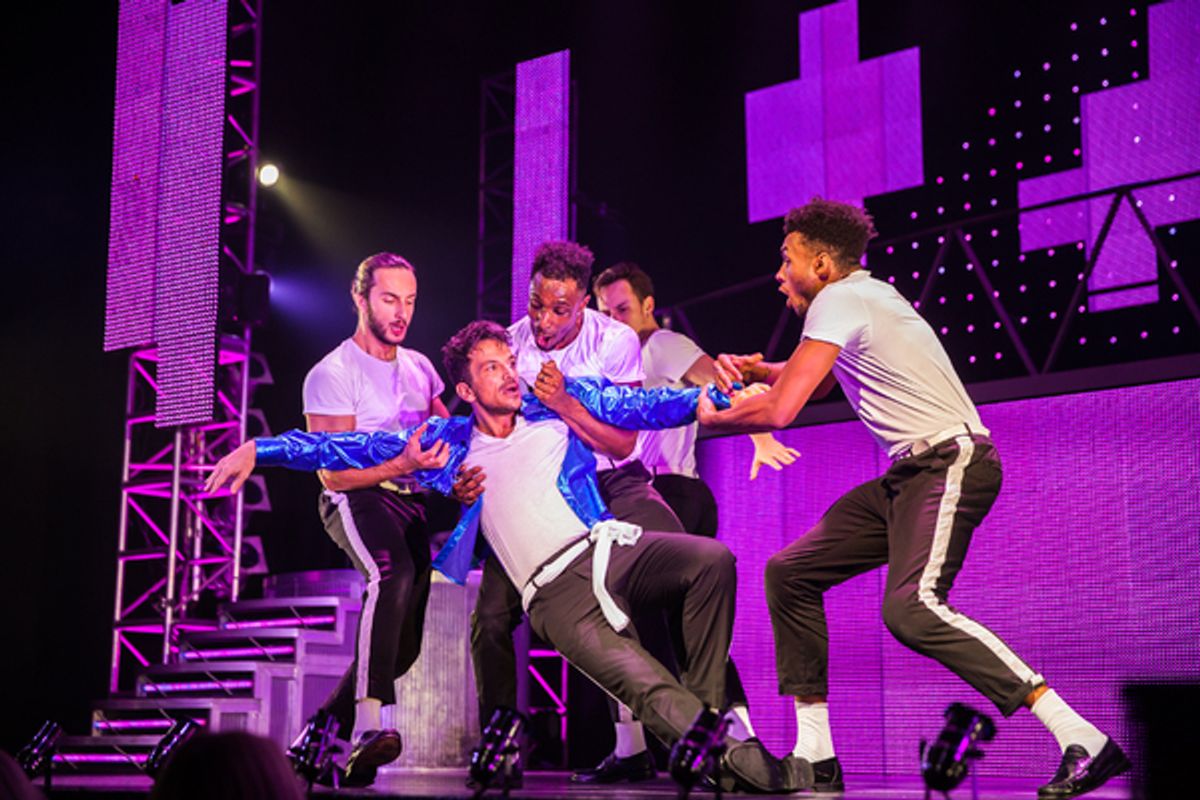 Peter Andre and cast at 