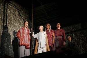 Mia Yoo, Yuna Ella Clark, Valois Mickens, Ilire Vinca, and Julia Martin @ BroadwayWorld Mia Yoo, Yuna Ella Clark, Valois Mickens, Ilire Vinca, and Julia Martin Photo